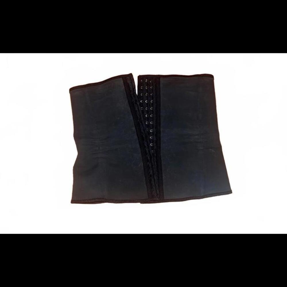 Premium Black Latex Waist Trainer Corset by Curves
